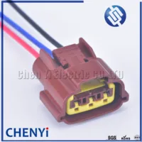 Conector de Sensor de posición del acelerador TPS, de 3 pines bobina de encendido, enchufe del regulador del acelerador, sensor de límite, 6098-0142 para Nissan Kubota