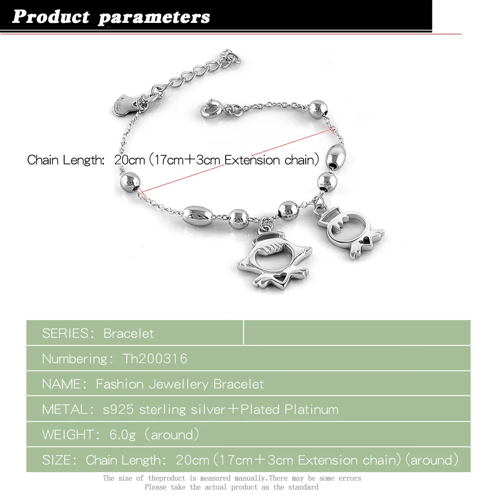 Women's Summer Anklet 925 Sterling Silver Creative Cartoon Charm Dainty Adjustable Foot Jewelry for Beach/ Vacation