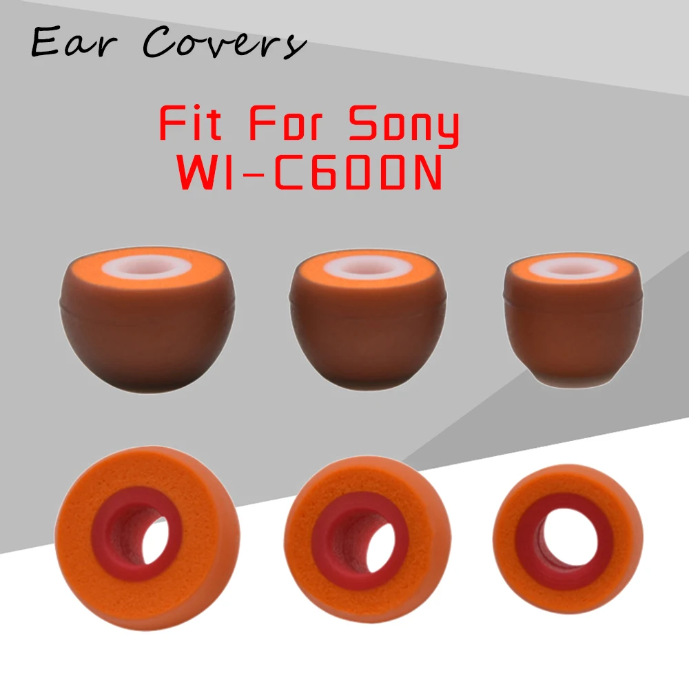 سدادات أذن لسوني WI-C600N WI C600N سماعة وسادات أذن استبدال سماعة الأذن وسادة بو