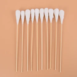 Coton-tige en bois pour femmes, 20 pièces, 20cm, bâtonnets de maquillage, nettoyage du nez, des oreilles, cosmétiques, soins de santé