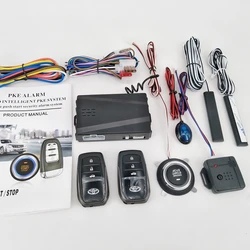 Universal Anti-theft System 12V Remote Start Remote Control Keyless Entry PKE One-Button Start System