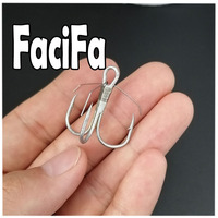 10 pcs Weedless Treble Hook Fishing Hook High Carbon Steel Bass hook Saltwater hook
