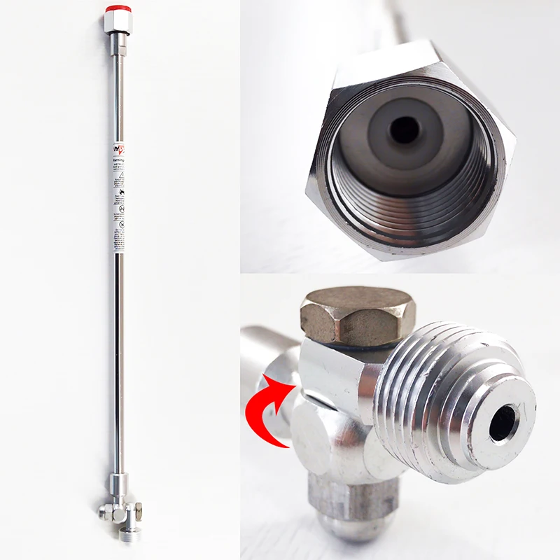 Swivel Airless Paint Sprayer Gun Extension Pole 50CM 30CM 517 tips and Tip guard 7/8\