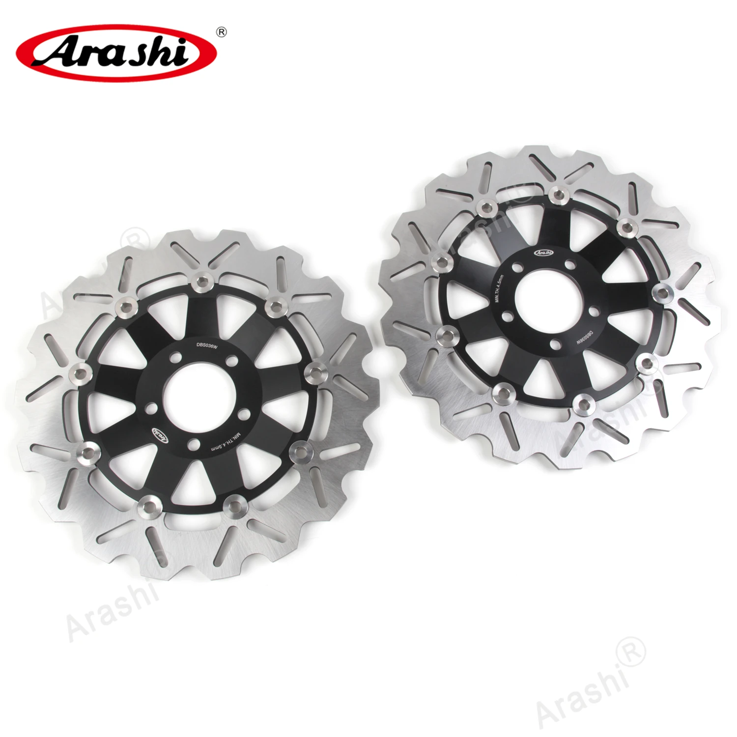 ARASHI Front Brake Disc For KAWASAKI ZXR 400 1989 1990 CNC Brake Disks Rotors ZXR400 ZXR-400 ZZR600 ZZR-600 600 1990-2006