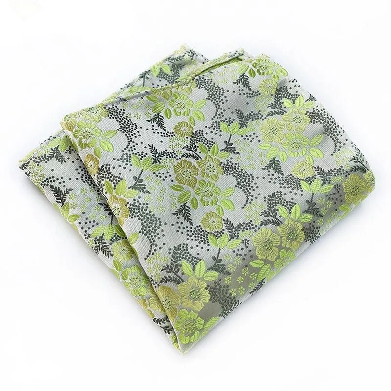 Nieuwe 25*25Cm Designer Pocket Vierkante Mannen Mode Zakdoek Dot Paisley Bloemen Plaid Stijl Mannen Gift Business pak