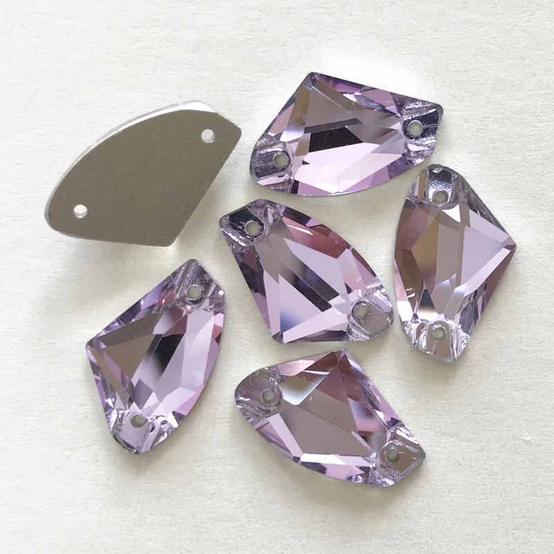 YANRUO 3256 Galaktische Glaskristallsteine zum Aufnähen von Kleidung, Kleid, Strasssteinen, Diamant, DIY – Detail 21