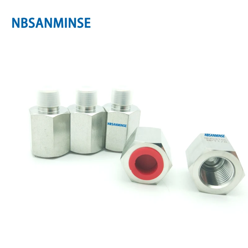 5Pcs/Lot NBSANMINSE RA NPT 1/8 1/4 3/8 1/2 3/4 1 Reducing Adaptor Stainless Steel 316L 3000 Psi Plumbing Fitting High Quality