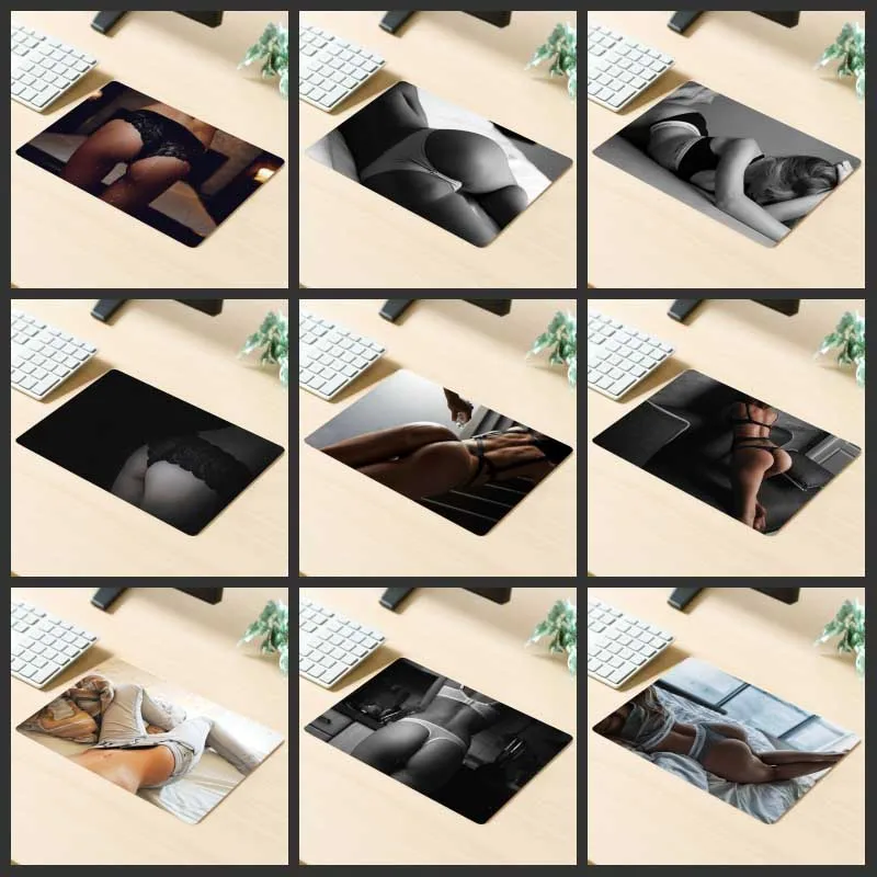 Mairuige الألعاب ماوس الوسادة مثير فتاة عارية الحمار الكبير صور HD مكتب الكمبيوتر ماوس الوسادة لوحة المفاتيح الجدول حصيرة المطاط المشارب عدم الانزلاق #1