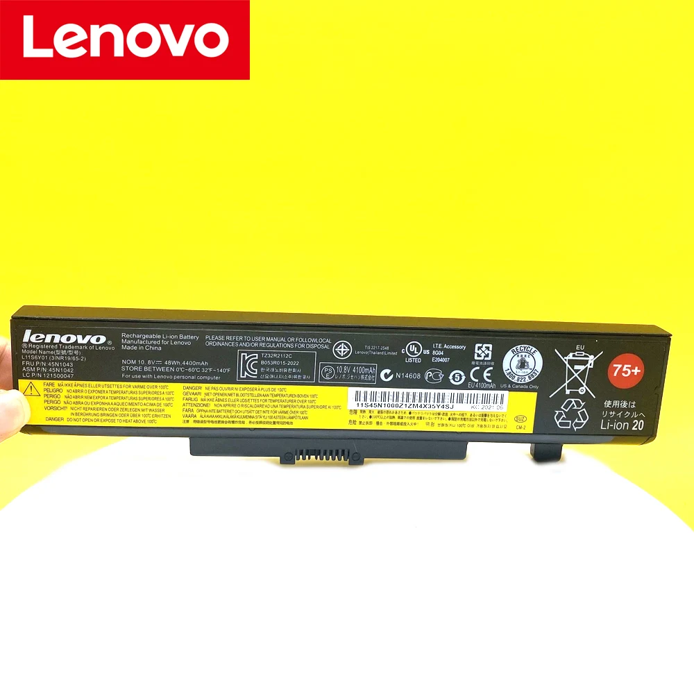 

NEW Original For LENOVO G580 Z380 Z380AM Y480 G480 V480 Y580 G580AM L11N6R01 L11M6Y01 L11S6Y01 L11L6Y01 Laptop Battery