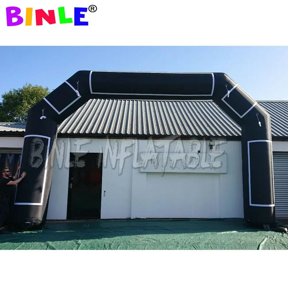 

8m Cold air balloon inflatable arch with stickers Newest Race Arch for Running,Arch start finish Inflatable gate door sale