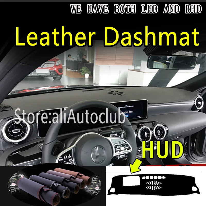 

For Mercedes-Benz B-Class w247 B180 B200 B260 Accessories Leather Dashmat Car Styling Covers Dash Mat Dashboard Cover Carpet