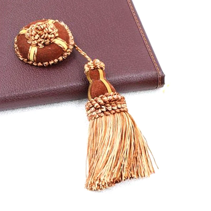 1Pc Flower Hanging Rope Silk Tassels Fringe Sewing Bang Tassel Trim Home Decor Tassels for DIY Embellish Curtain Accessories