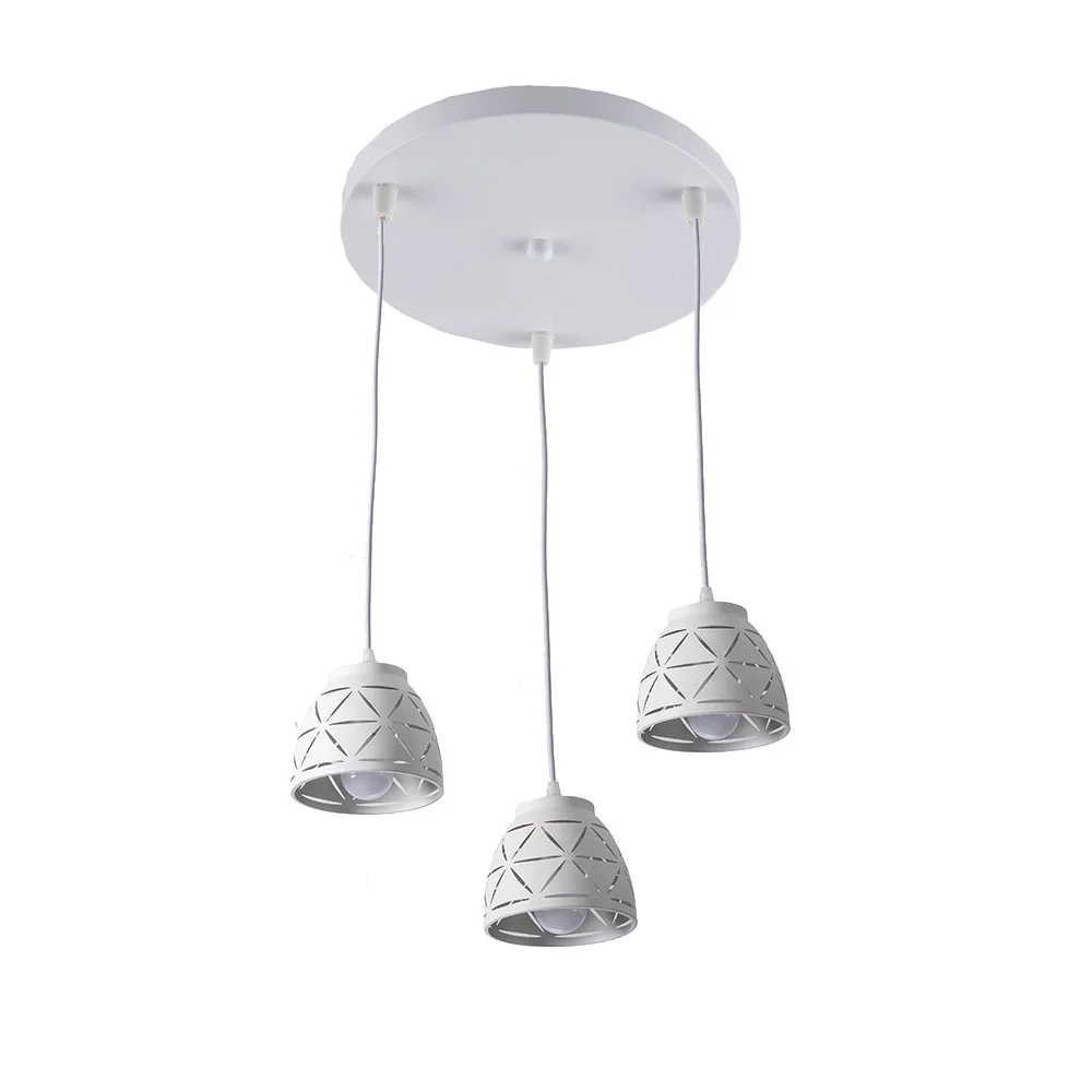 ZMJUJA Long and Round Led ceiling light for dining lamp with E27 base 3pcs led bulb New Ceiling lamp Led nice price