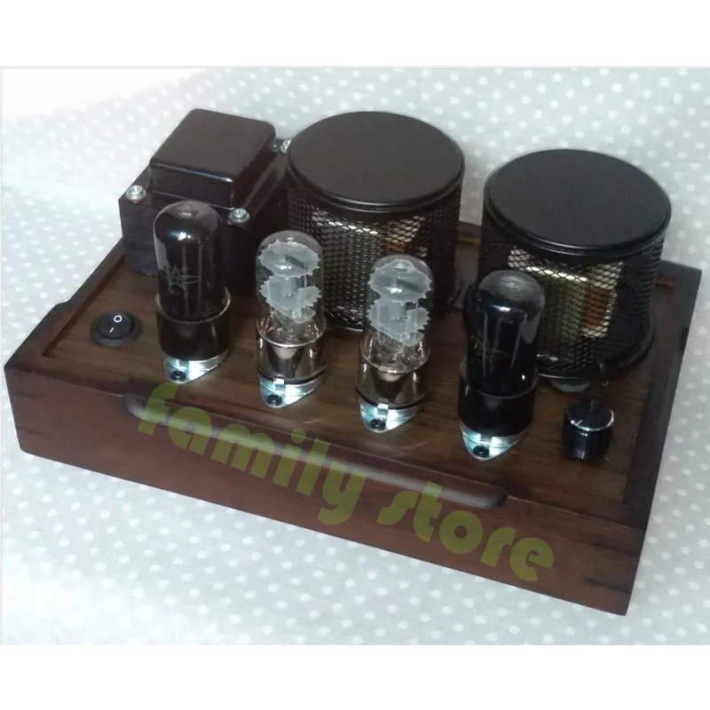 4.5w+4.5w Rated output power 100K long-life potentiometer.6P6P(6V6) single-ended tube amplifier,fever HIFI Class A amplifier