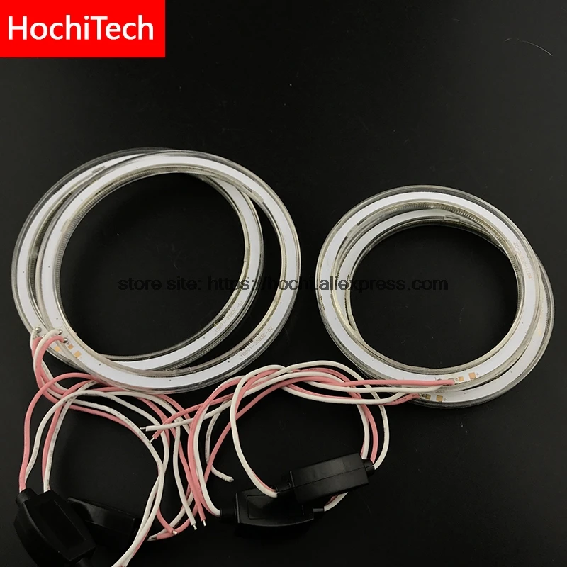 For Hyundai i30 2008 2009 2010 2011 COB Led day Light White  Cob Led Angel Eyes Ring Error Free Ultra bright