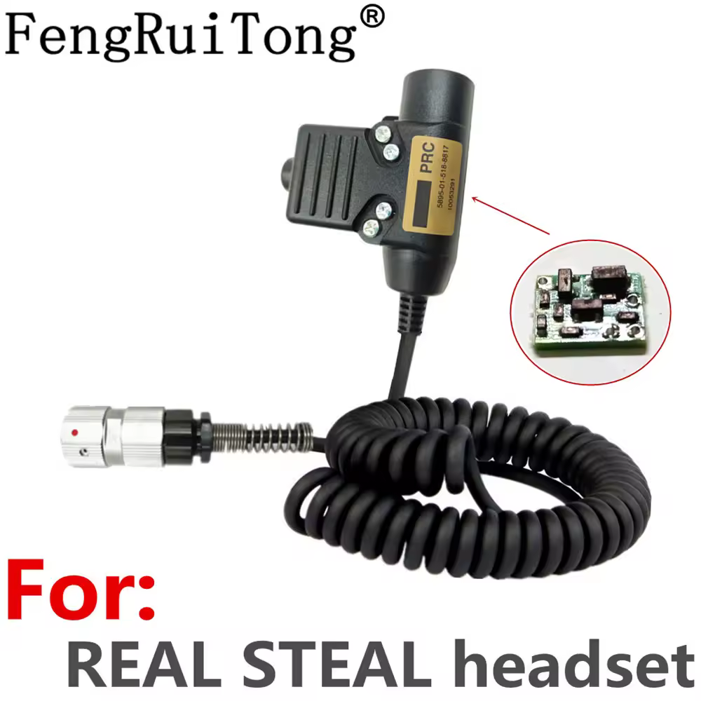 Keeptics U94 PTT version amplifiée pour IDFAndalousie PRC-152 PRC-624 Radio pour vrai casque Bâle us 3M comtacs/MSA casque micro dynamique