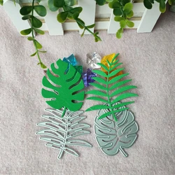 Metal cutting die 2Pcs hibiscus leaf punch paper scrapbook art blade paper photo album cutting relief template