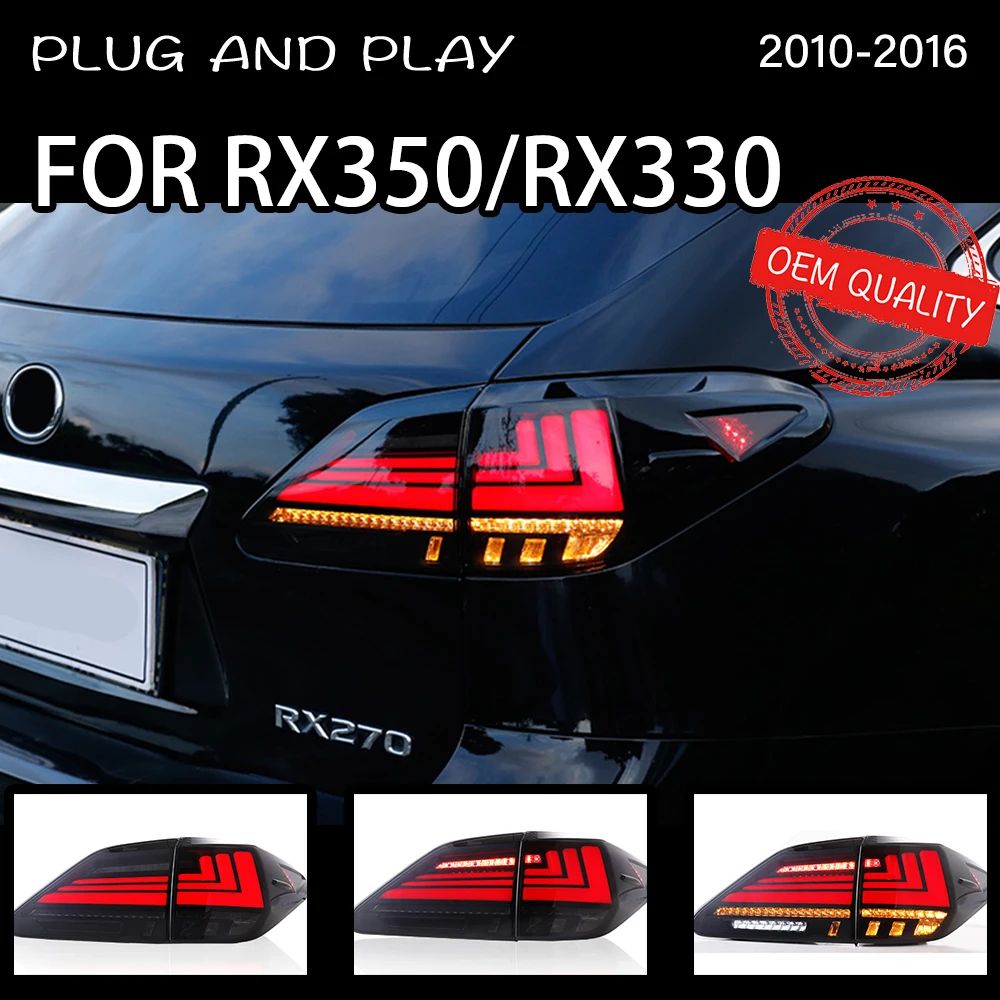 

For Car RX350 Tail Lamp 2010-2016 LED Fog Lights Day Running Light DRL Tuning Car Accessories RX330 Tail Lights