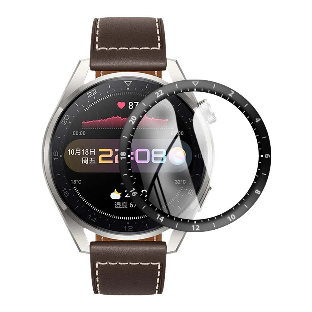 3D Screen Protector For Huawei Watch 3 Pro 3pro Full CoverSoft Fibre Glass Protective Film for Huawei Watch3 pro Screen Case