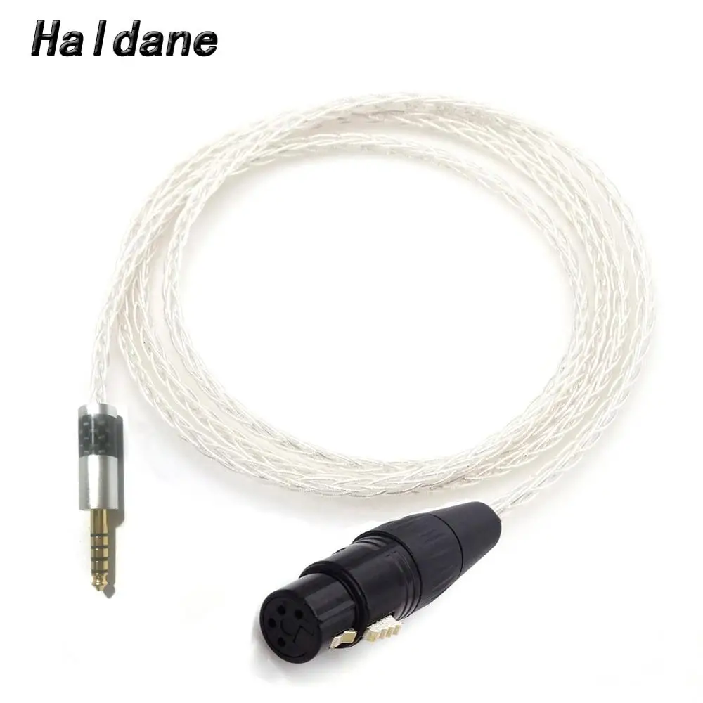 

Haldane Hi-End 7N OCC Silver Plated 4.4mm Balanced Male to 4-Pin XLR Balanced Female Connect Audio Adapter Cable