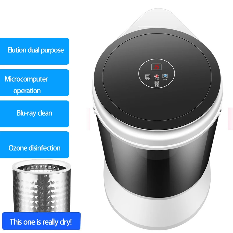 غسالة صغيرة غسالة طفل خاص غسالة ماكينة إزالة الماء شبه التلقائي المنزلية 200 واط