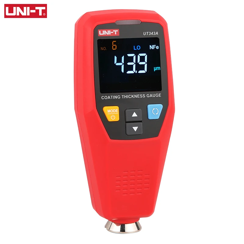 

UNI-T UT343A Car Paint Thickness Gauge Tester Coating Meter Paint Checker Automotive Tester Measuring Tool 0-1750um FE NFE