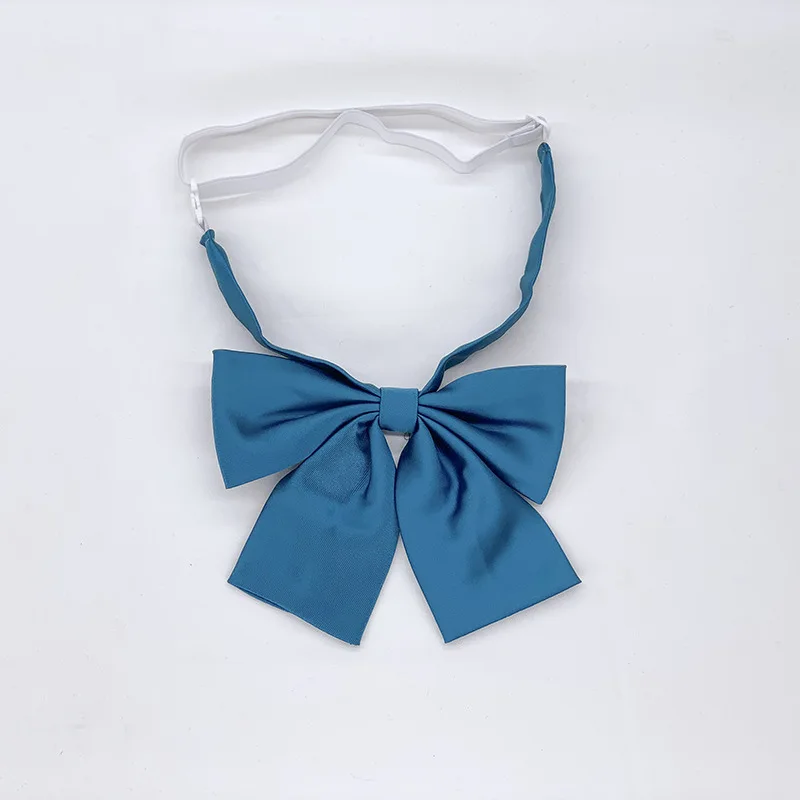 Japanese School JK Uniform Bow Tie For Girls Butterfly Cravat Solid Color Pearl Pattern School Sailor Suit Accessories Flowers