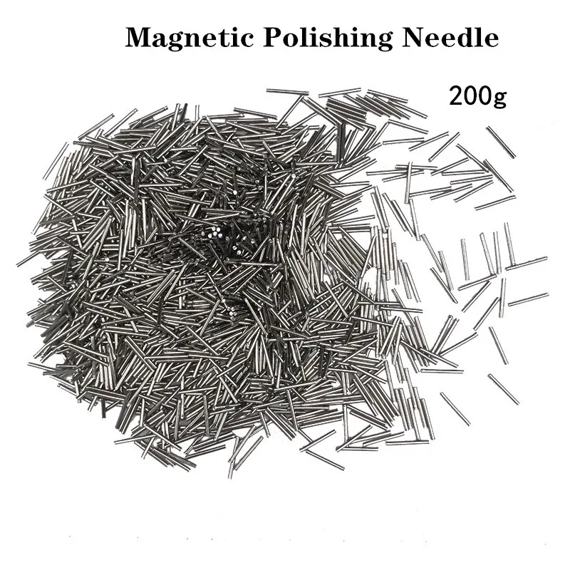 200g Mini Pins Magnetische Rotary Tumbler Zubehör Schmuck Polieren Nadeln Medien Edelstahl Magnetische Polieren Nadeln – Detail 1