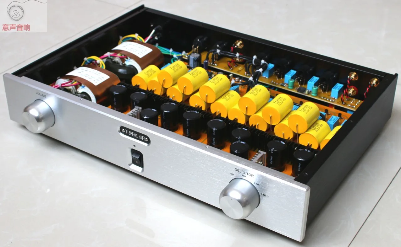 Study/Copy PASS 1.7 Preamp Level FET full Balance Preamp Perth HIFI Preamplifier All Aluminum classic 40W type-R transformer