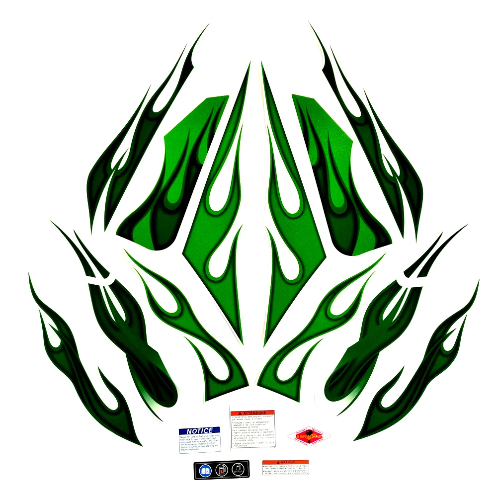 High Quality Complete Sticker Kit For K-awasaki N-inja ZX14R ZX 14R Motorcycle Complete Stickers Green