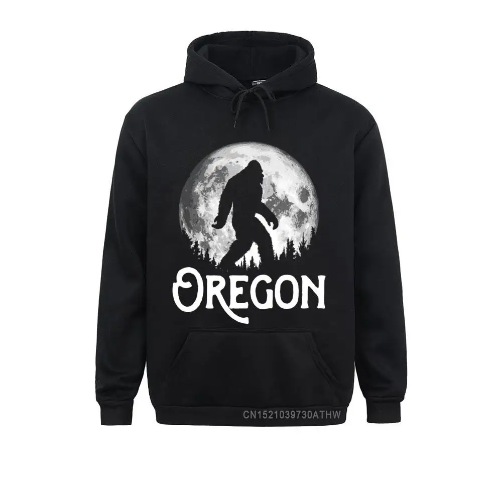 

Hoodies Hoods Oregon Bigfoot At Night! Cool Full Moon Trees Sasquatch Pullover Hoodie Women Men Sweatshirts 2021 Fashion