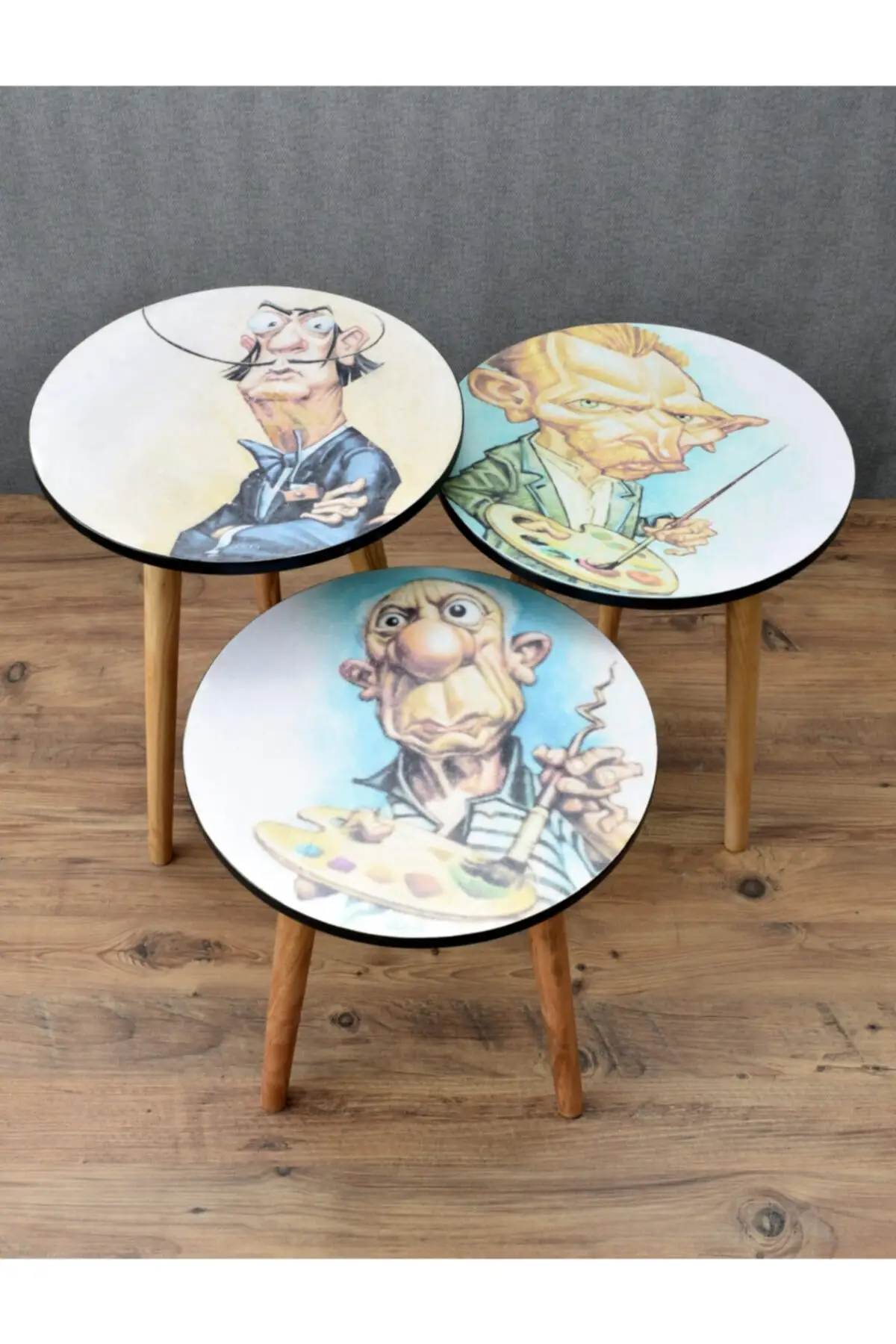 Zigon – Table basse moyenne, 3 pièces