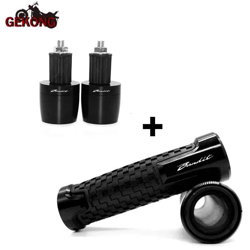 Fit For Bandit 650S GSF 250 600 600S 1200 1250BANDIT Motorcycle Handlebar Hand Grips Handle Bar End Cap