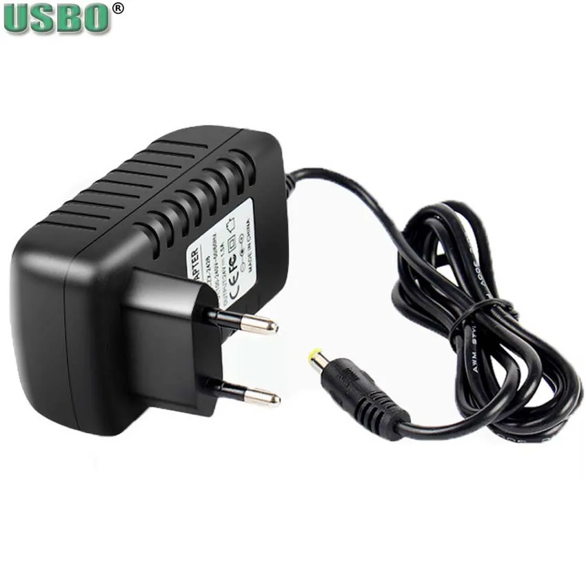 Black 3V 5V 6V 9V 7V 12V 1A 2A EU US UK AU DC Power Adapter 5.5*2.5mm AC to DC LED Lighting Guitar Power Charger 1M 110V 250V