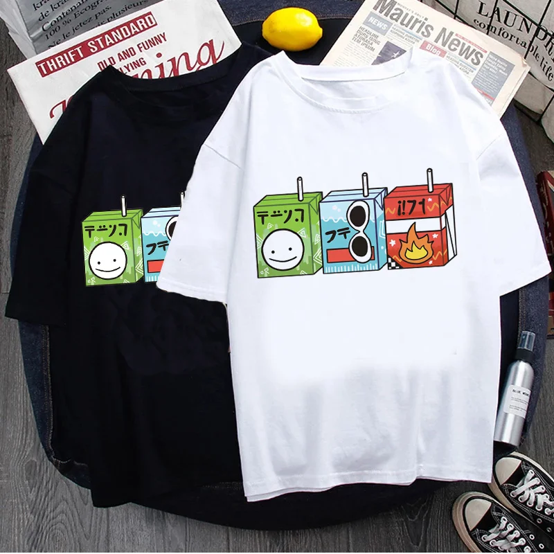 Dream Smp Ranboo top tees summer top male casual harajuku kawaii vintage tumblr ulzzang tshirt