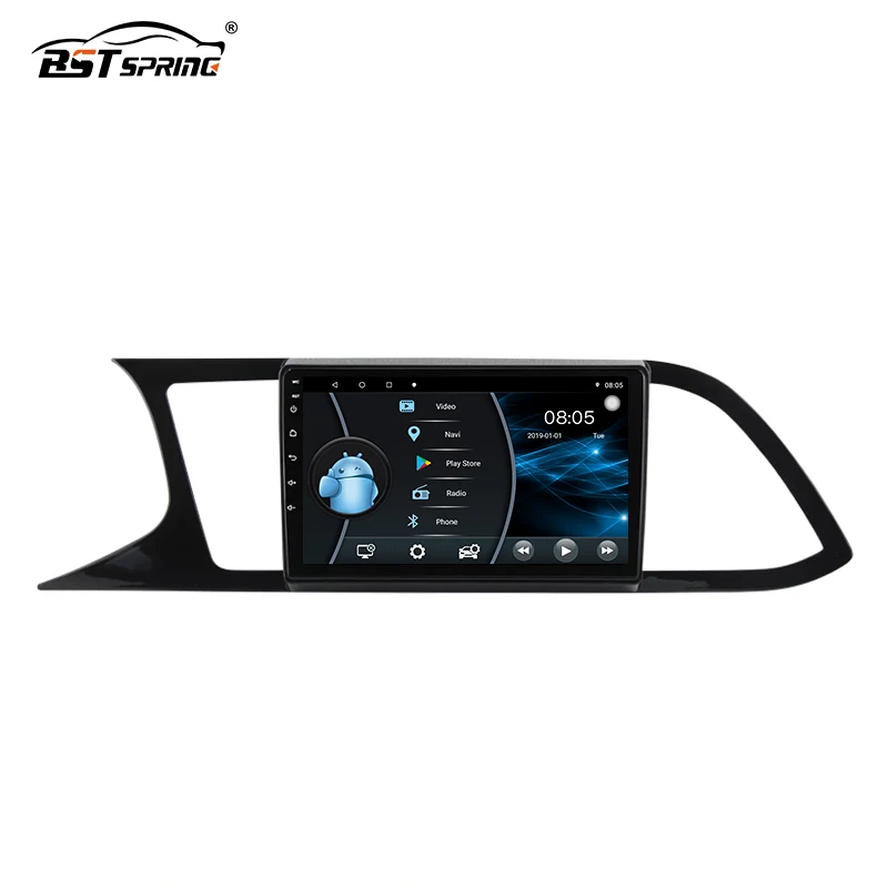 Bosstar gps navigation player multimedia radio For Seat Leon 3 2012-2020 support bt wifi