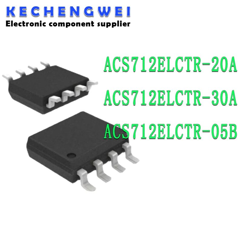 2pcs ACS712ELCTR-20A SOP-8 ACS712-20A ACS712T ACS712TELC-20A ACS712 SOP ACS712ELCTR-05B ACS712ELCTR-30A ACS712ELC-30A