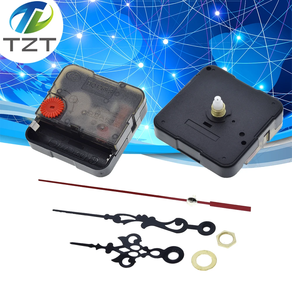 1PCS HQ3268 Professional And Practical Quartz Wall Clock Movement Mechanism DIY Repair Tool Parts Kit with Red Hands