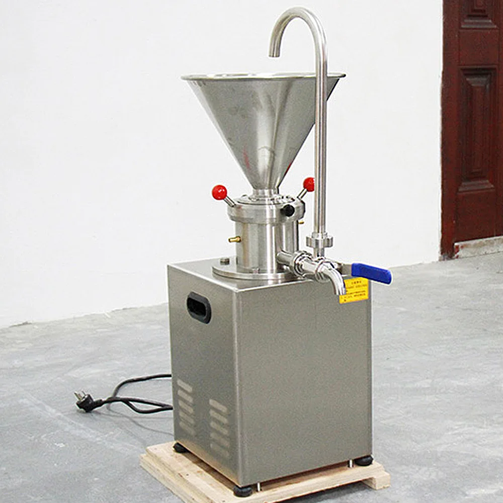 

Vertical Peanut Sauce Grinder Miller Commercial Stainless Steel Peanut Butter Sauce Grinder High Speed Colloid Milling Machine