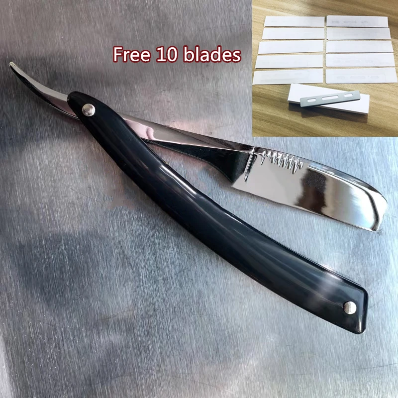 4pcs/set S45C Carbon Steel Straight Razor Men Shaving Rosewood Handle Razors Barber Manual Scraper Sharp Shaver G1123
