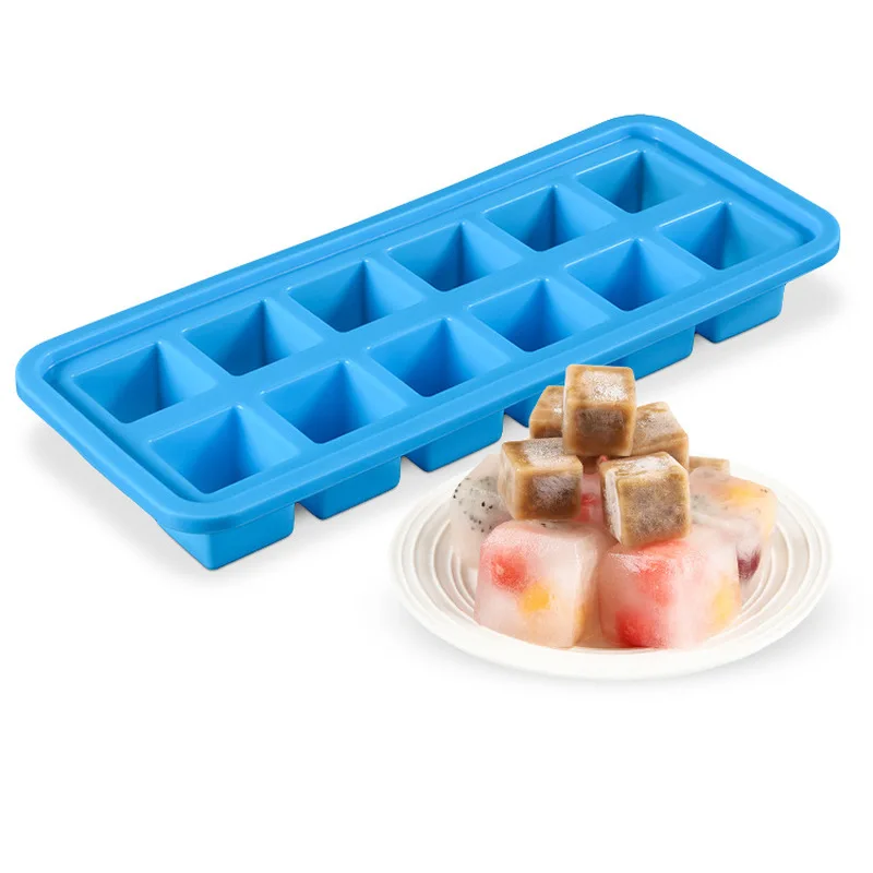 

12 Grid Silicone Cake Mold Ice Cube Tray Mold Soap Candle Moulds Sugar Craft Tools Bakeware Chocolate Moulds Kitchen Gadget