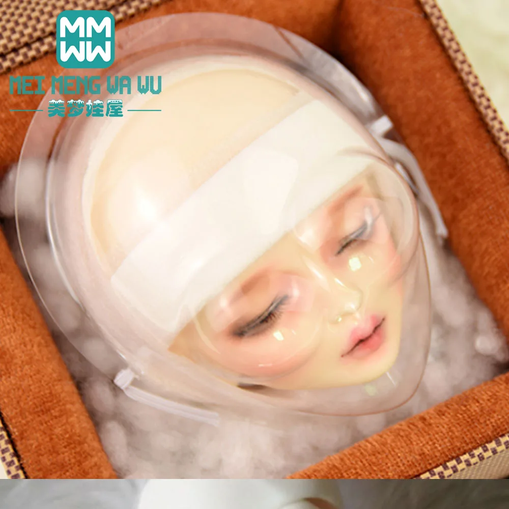 Transparente Silikon-Perückenschutzhülle für 1/6 1/4 1/3 BJD DD SD MSD YOSD Puppenzubehör – Detail 9