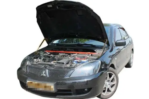 

Передний капот для Mitsubishi lancer 9 2003-2020, газовые стойки, углеродное волокно, пружинный амортизатор подъемника