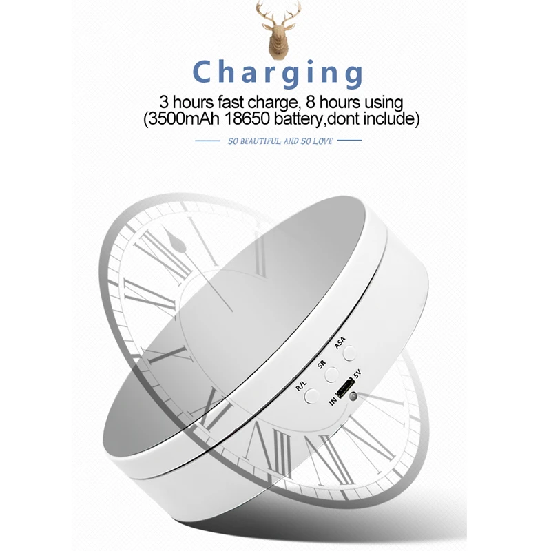 3 Speeds Electric Rotating Display Stand Mirror 360 Degree Turntable Jewelry Holder Battery for Photography Video Shooting Props