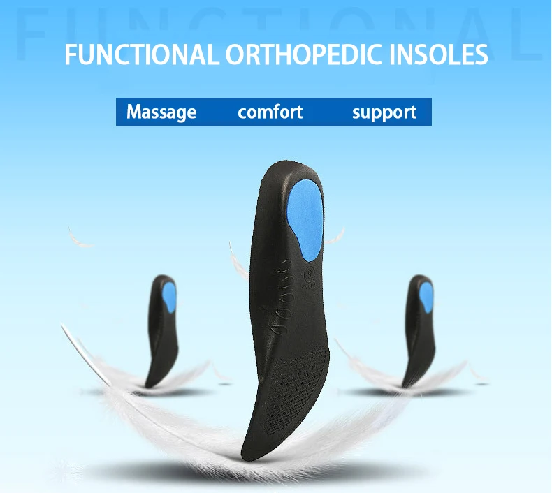 Plattfüße, Fußgewölbeunterstützung, Orthesen, Höhe 3 cm, hochwertiges 3D-Premium, bequemes orthopädisches Plüschtuch, Fußpolster – Detail 2