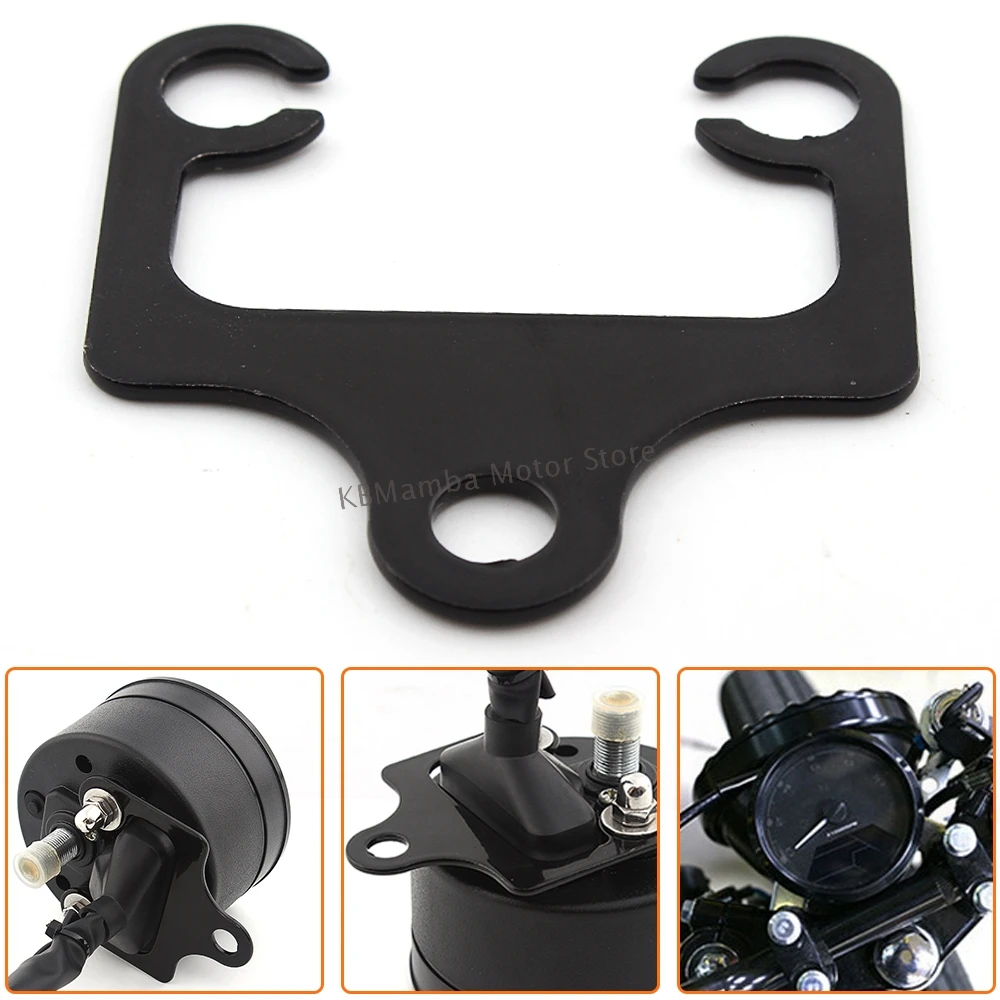 Motorcycle Scooter Retro Instrument Bracket Odometer Tachometer Speedometer Meter Gauge Bracket Mounting Chopper