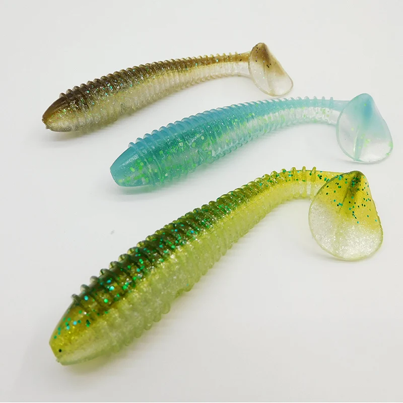 ESFISHING SwimBait Angelköder Vibro Fat 100mm 125mm Silikonköder Swing Impact Fat Isca Kunstköder zum Angeln – Detail 2