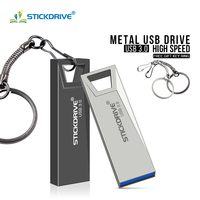 Metal USB 3.0 Flash Drive 128GB 64GB flash drive 32GB pen drive u disk USB3.0 Sticks usb flash drive for pc