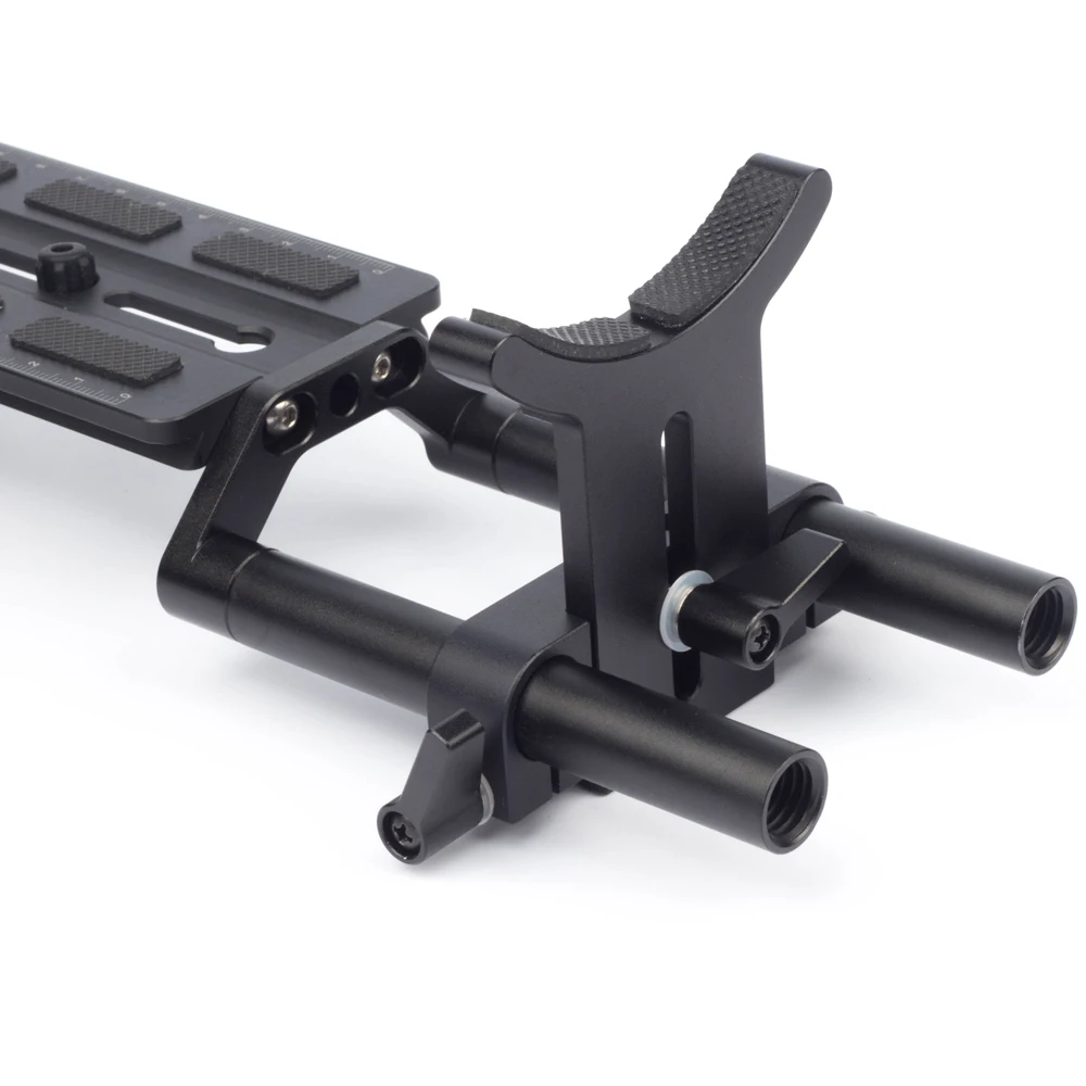 10cm Long Dia 15mm Extension Rod Holder Bracket Lens Support Kit fr DJI Ronin-M/MX Camera Hand-held Gimbal Steadicam BasePlate