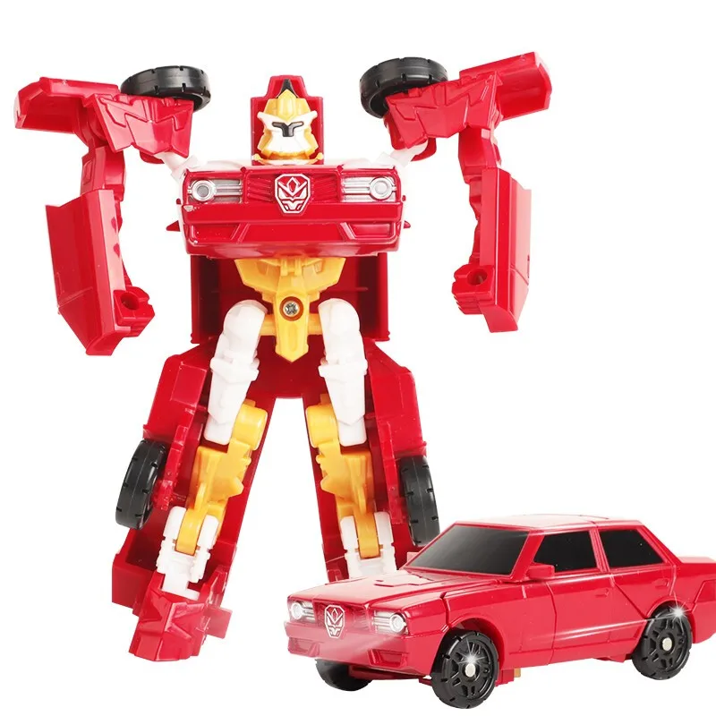 New Hello Carbot Transformation Robot Toys Action Figures Two Mode Deformation Rescue Car Toy with Weapon for Children Gift